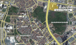 Lô đất tại địa chỉ 17 Phạm Hùng của Interserco nằm trong khu vực đang dần trở thành trung tâm TP. Hà Nội.